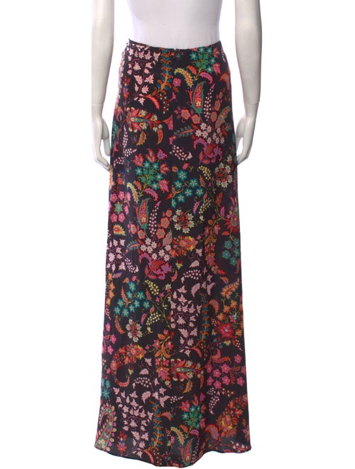 Etro Floral Print Long Skirt