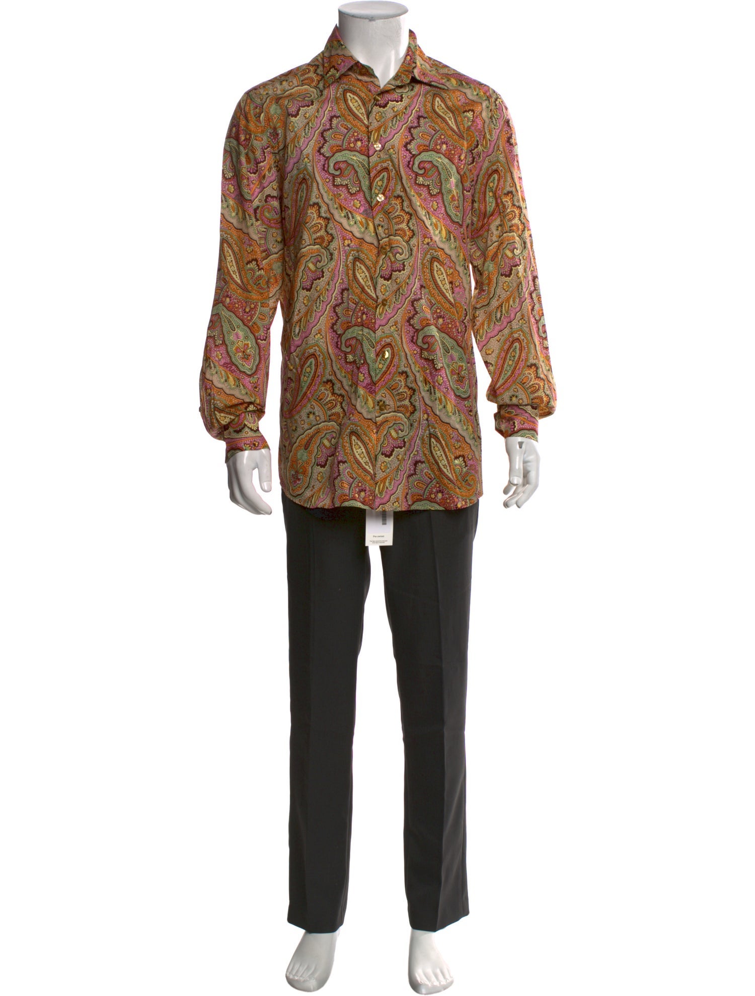Etro Paisley Print Long Sleeve Shirt w/ Tags