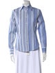 Etro Striped Long Sleeve Button-Up Top