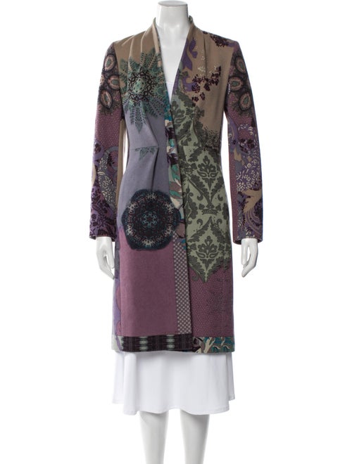 Etro Wool Printed Coat