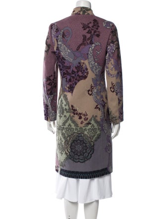 Etro Wool Printed Coat