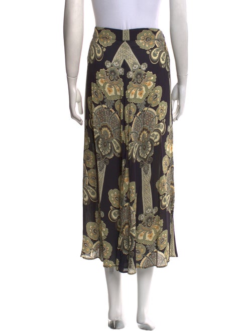 Etro Floral Print Midi Length Skirt