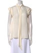 Etro Silk Mock Neck Blouse