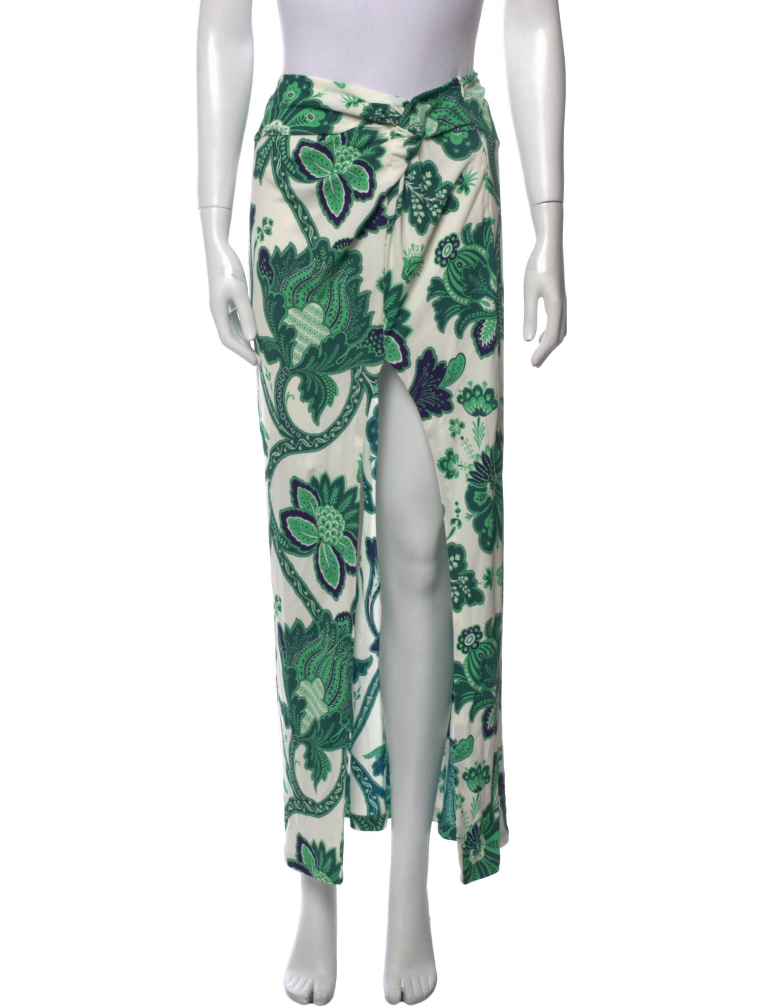 Etro Floral Print Long Skirt w/ Tags