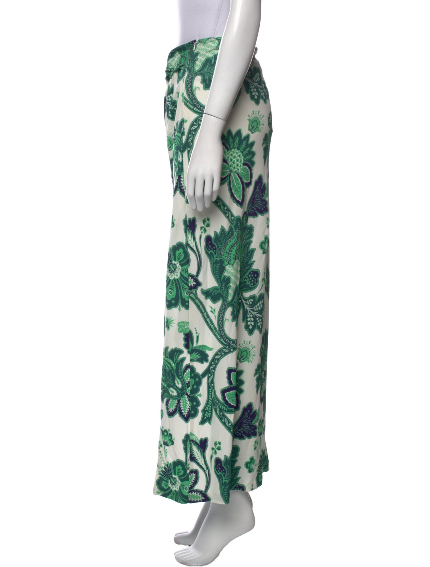 Etro Floral Print Long Skirt w/ Tags