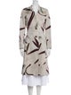 Etro Silk Printed Trench Coat