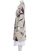 Etro Silk Printed Trench Coat