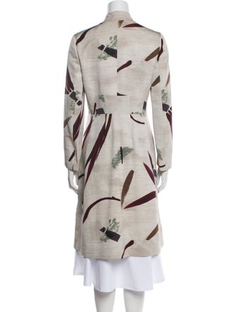 Etro Silk Printed Trench Coat
