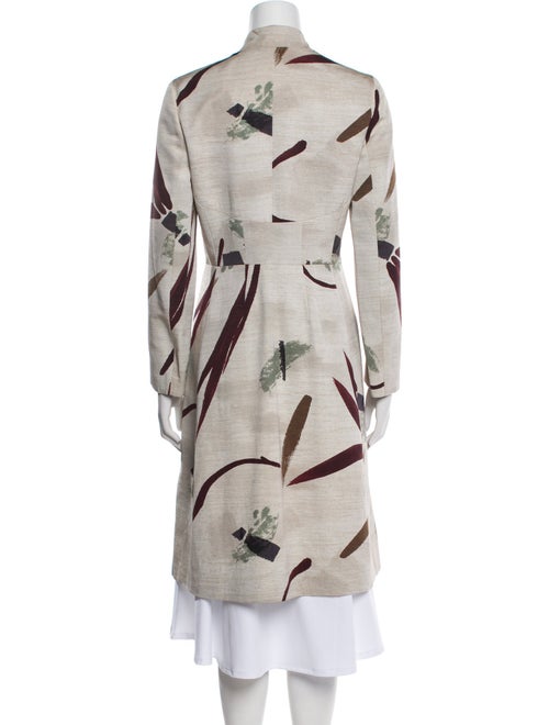 Etro Silk Printed Trench Coat
