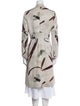 Etro Silk Printed Trench Coat