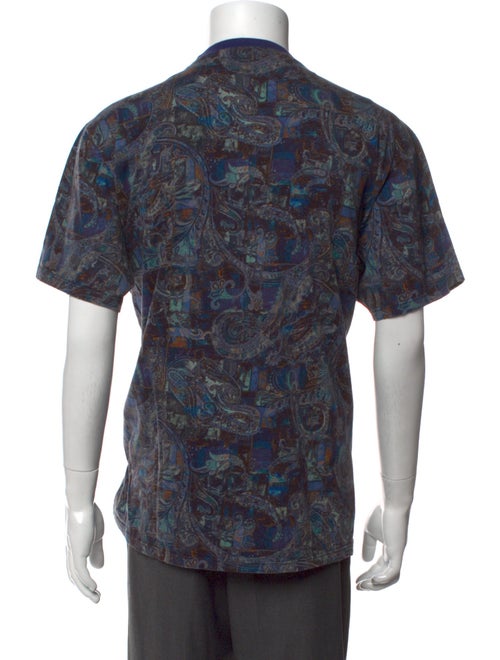 Etro Paisley Print Crew Neck T-Shirt