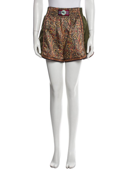 Etro Paisley Print Mini Shorts