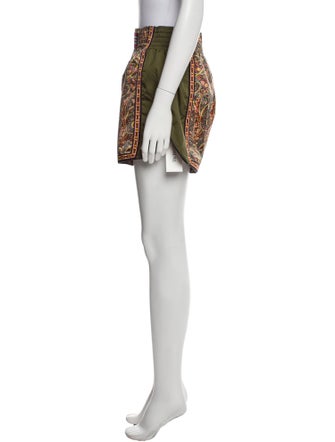 Etro Paisley Print Mini Shorts