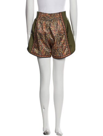 Etro Paisley Print Mini Shorts
