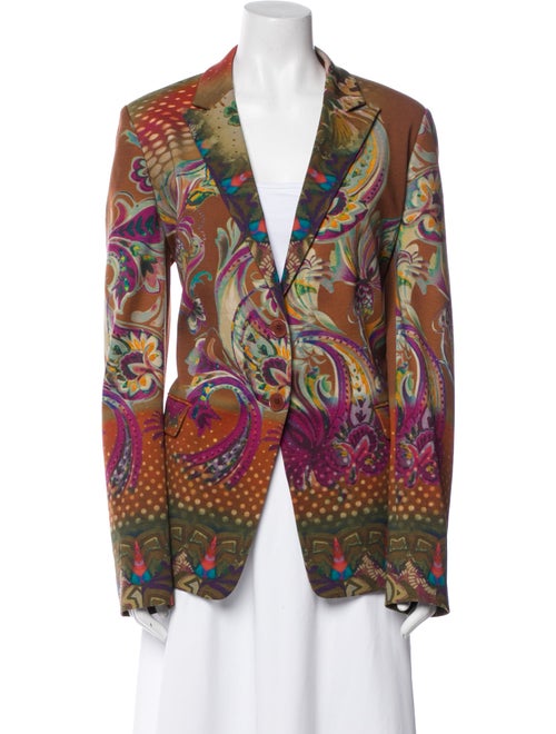 Etro Floral Print Blazer