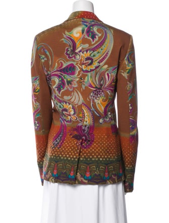 Etro Floral Print Blazer