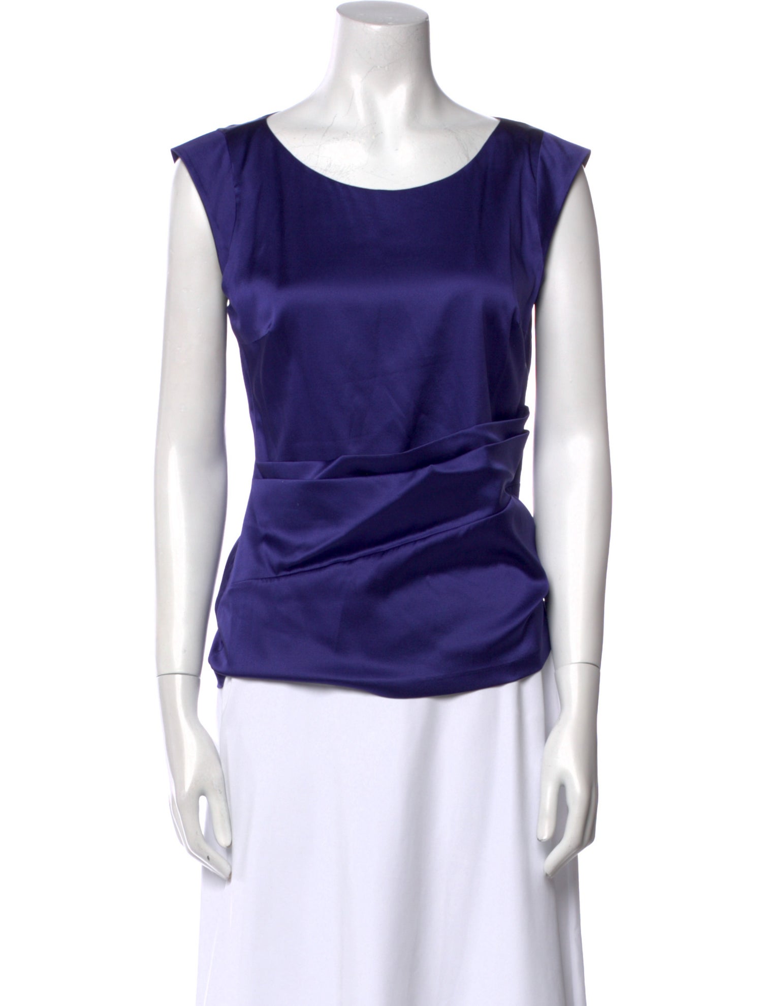 Etro Silk Scoop Neck Top