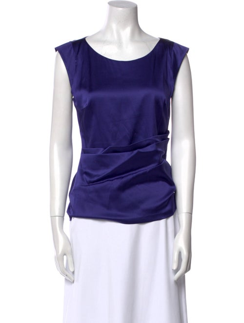 Etro Silk Scoop Neck Top