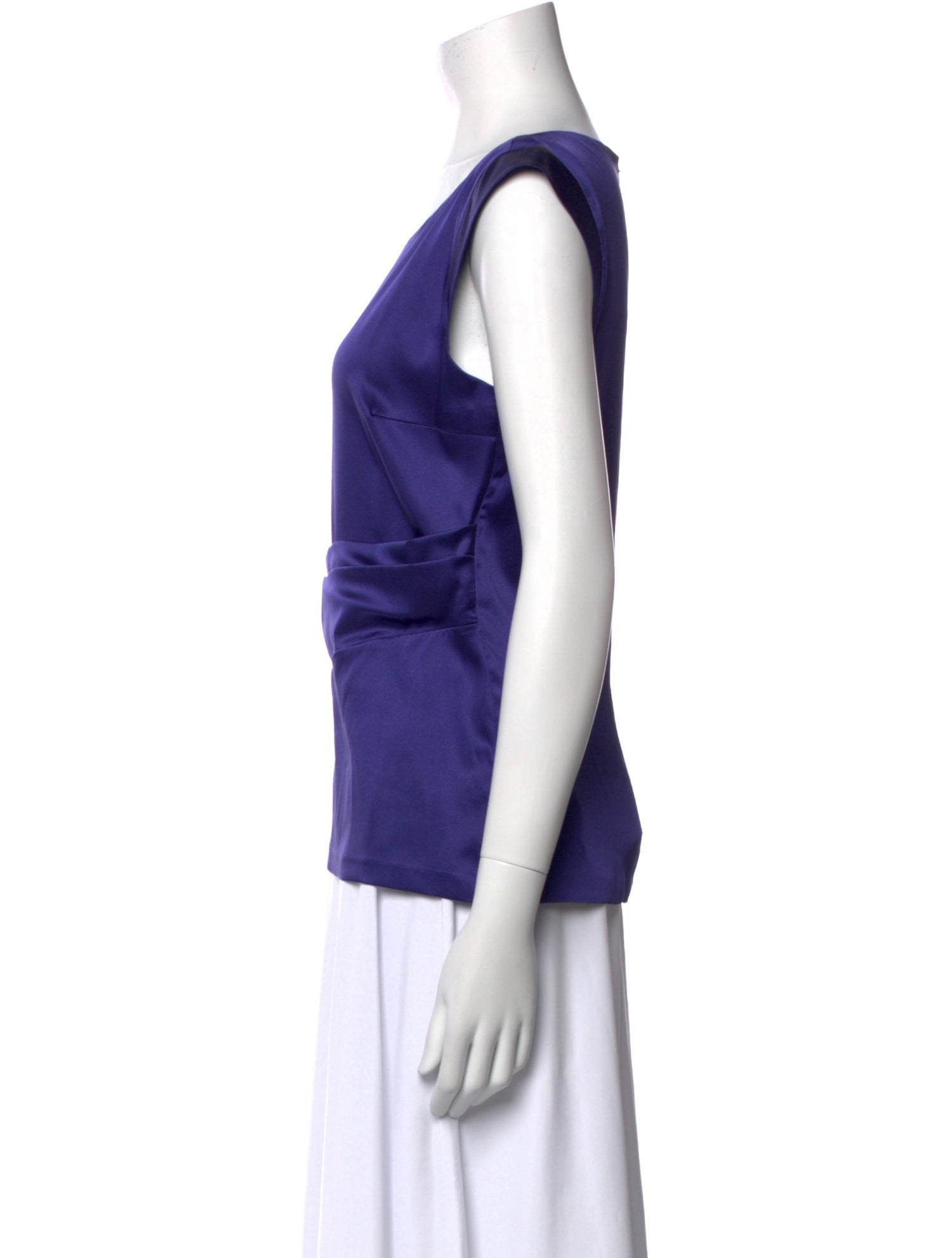 Etro Silk Scoop Neck Top