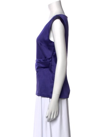 Etro Silk Scoop Neck Top