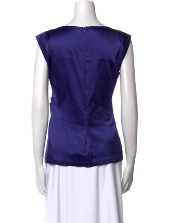 Etro Silk Scoop Neck Top