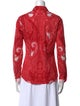 Etro Paisley Print Long Sleeve Button-Up Top
