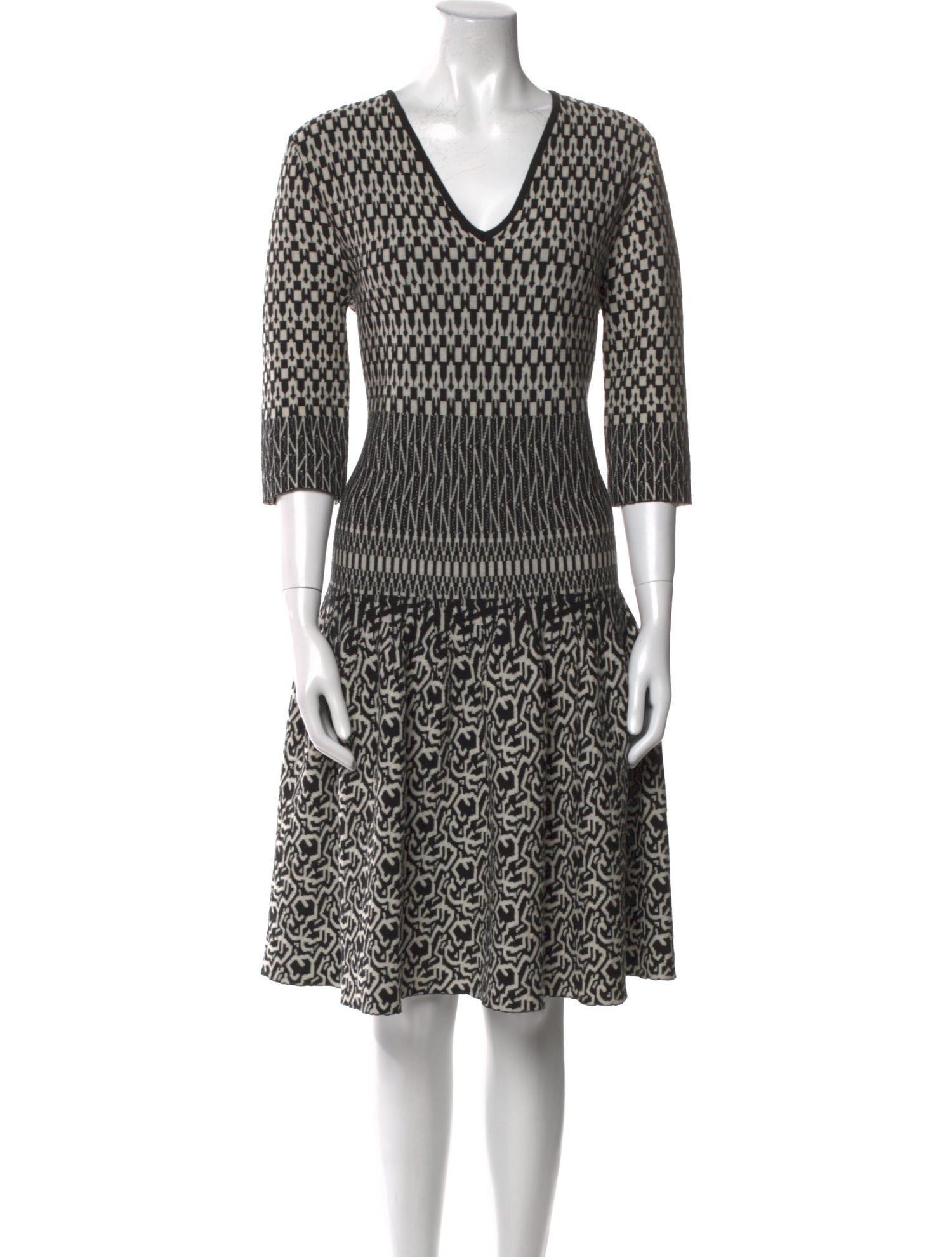 Etro Printed Knee-Length Dress