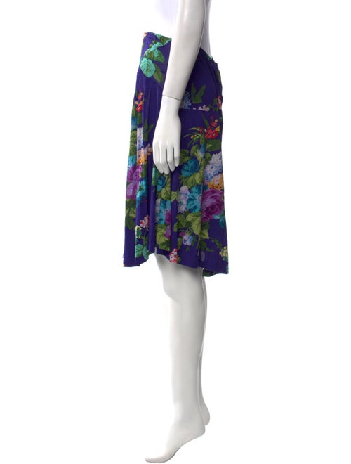 Etro Floral Print Knee-Length Skirt