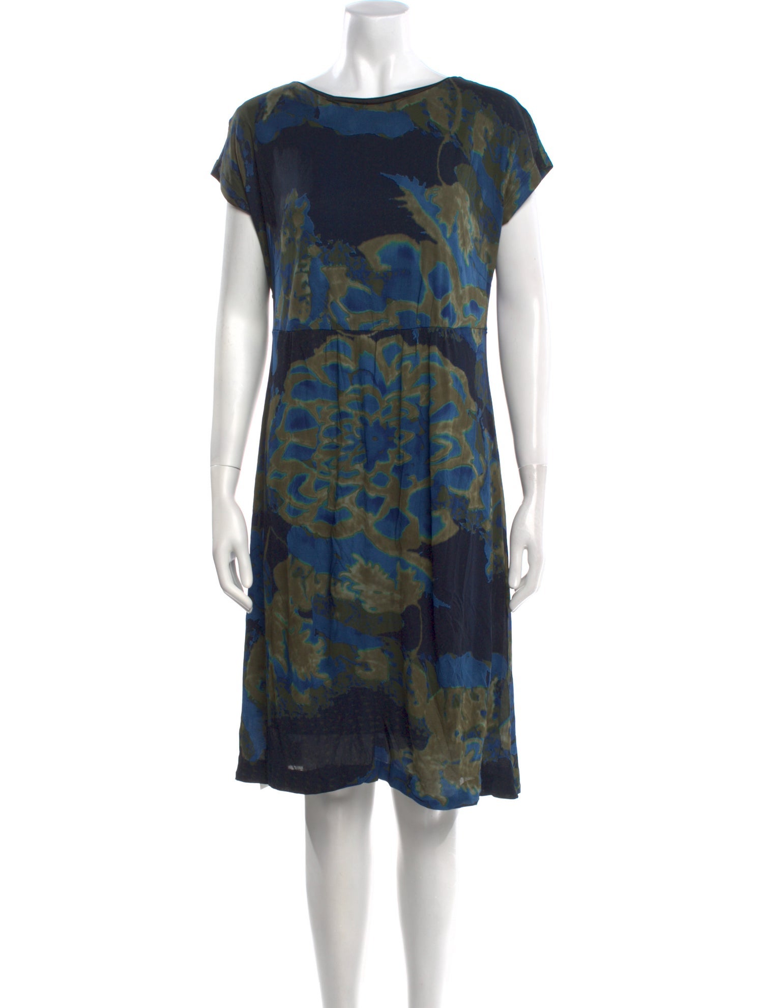 Etro Floral Print Knee-Length Dress