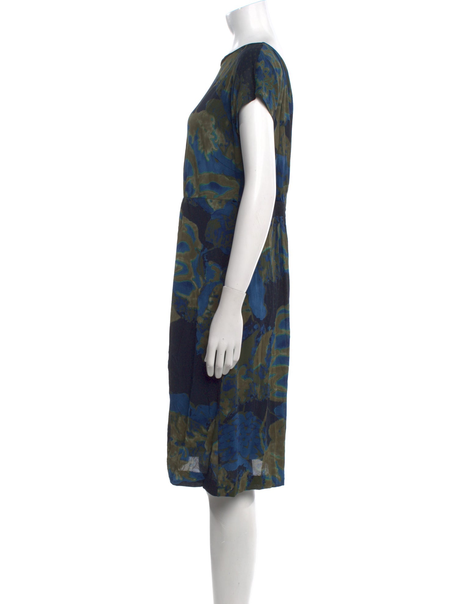 Etro Floral Print Knee-Length Dress