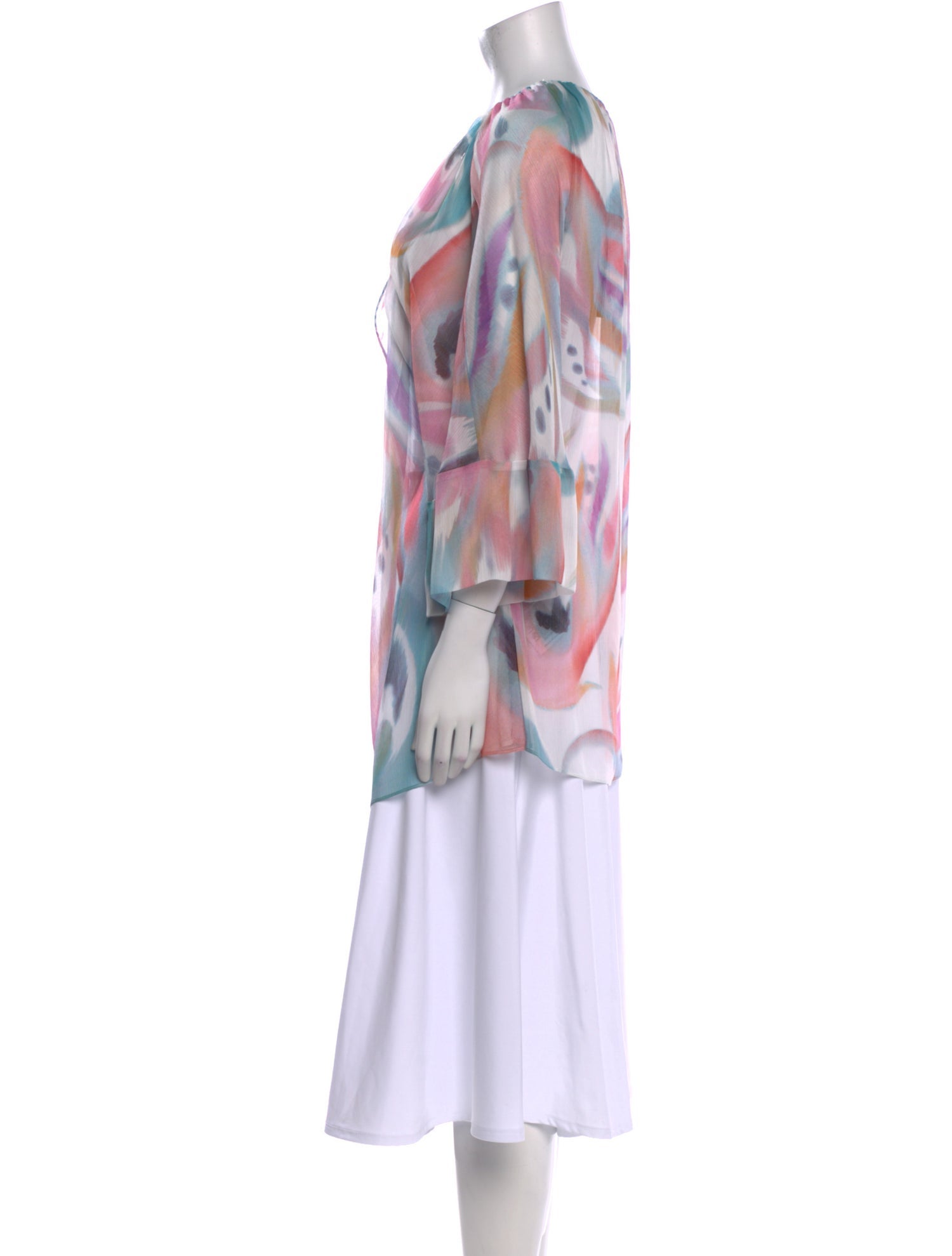 Etro Printed V-Neck Tunic