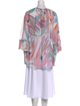 Etro Printed V-Neck Tunic