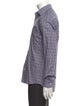 Etro Plaid Print Long Sleeve Shirt