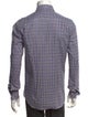 Etro Plaid Print Long Sleeve Shirt