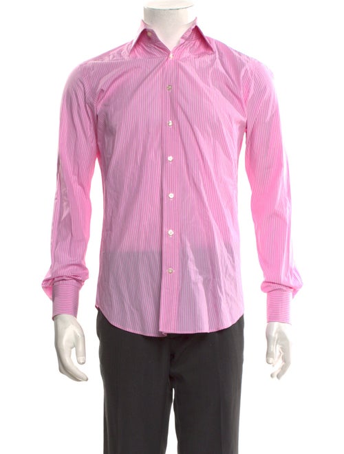 Etro Striped Long Sleeve Dress Shirt