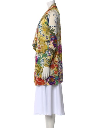 Etro Silk Floral Print Sweater