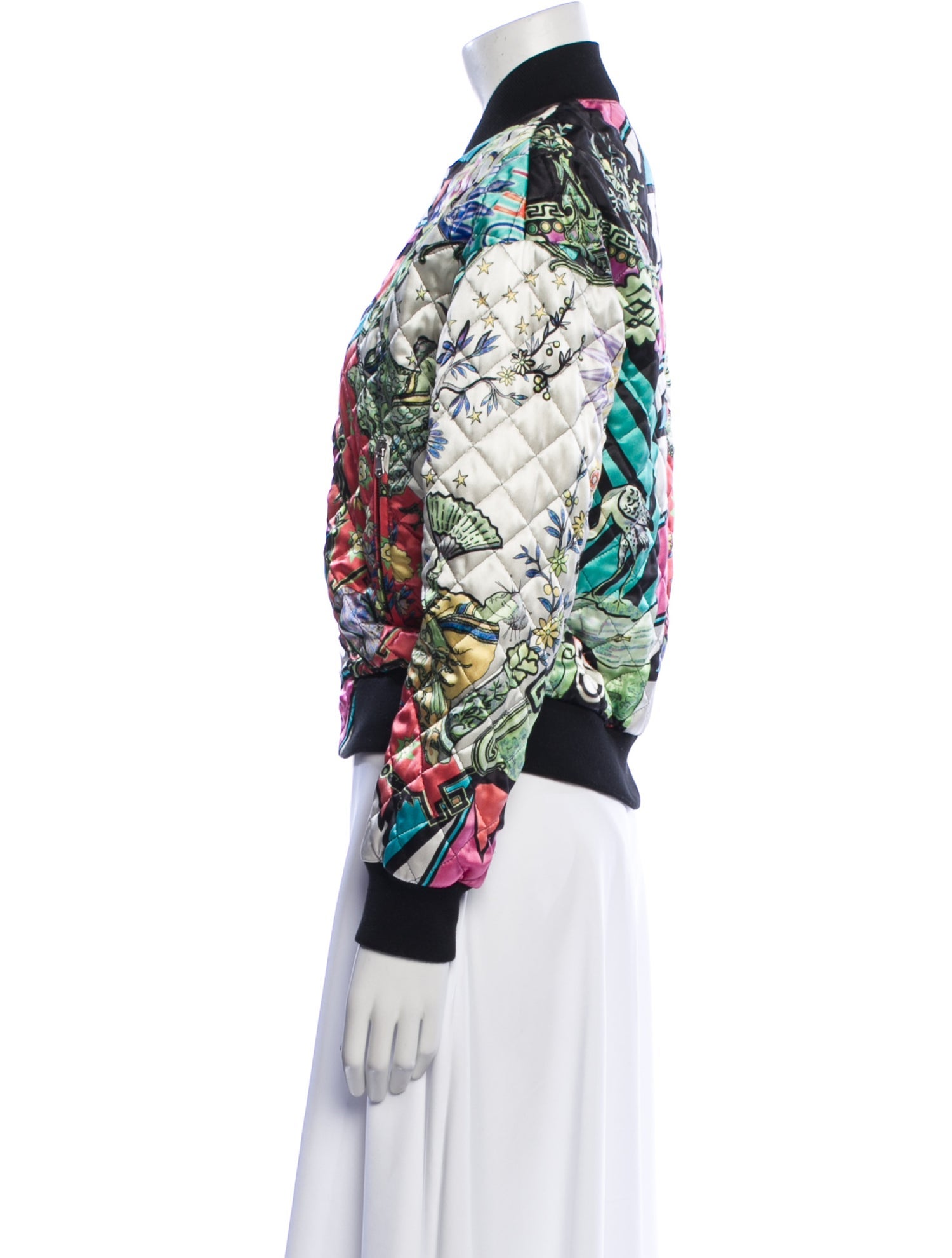 Etro Silk Printed Bomber Jacket