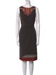 Etro Scoop Neck Midi Length Dress