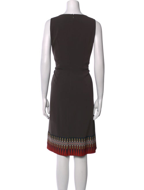 Etro Scoop Neck Midi Length Dress
