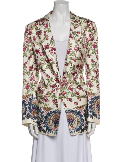 Etro Silk Printed Coat