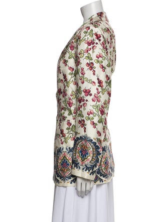 Etro Silk Printed Coat