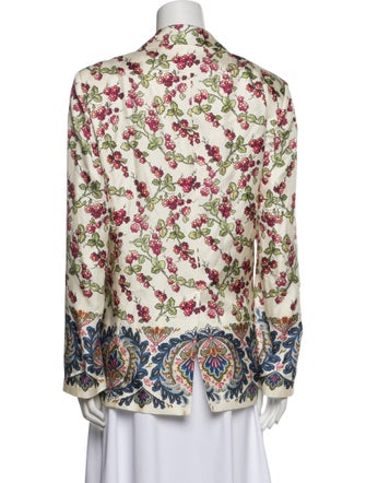 Etro Silk Printed Coat