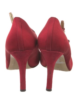 Etro Satin T-Strap Pumps