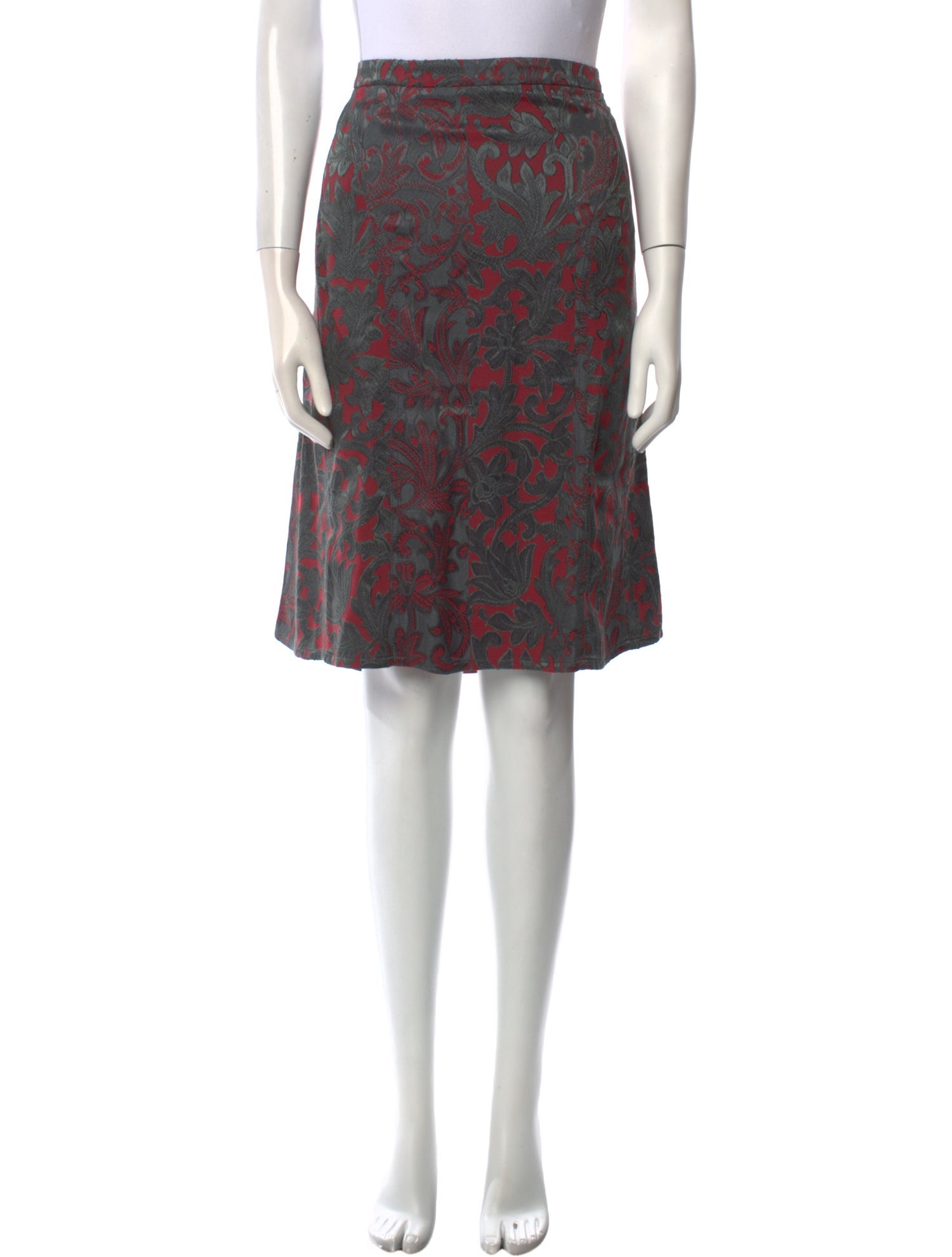 Etro Silk Knee-Length Skirt