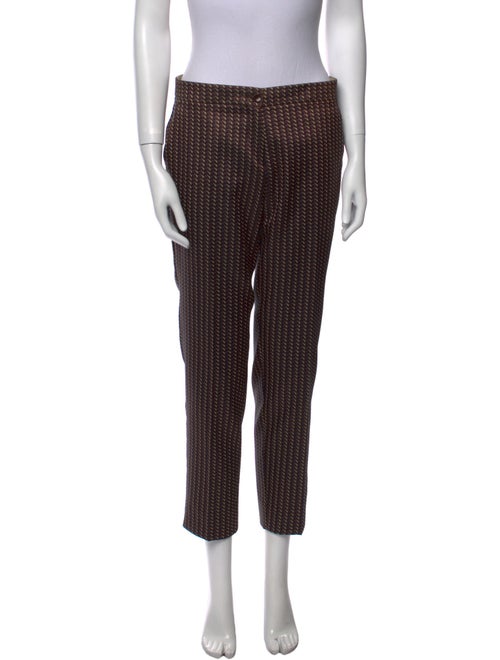 Etro Printed Straight Leg Pants