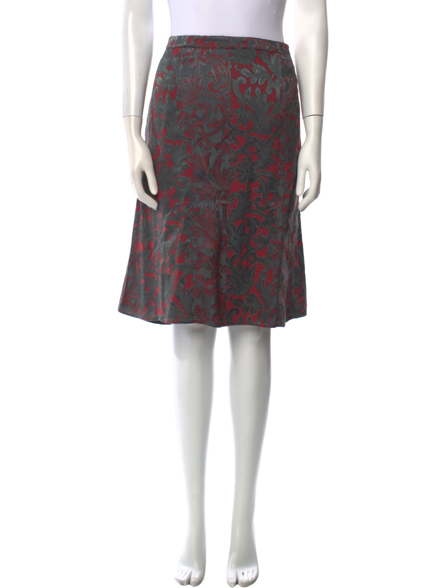 Etro Silk Knee-Length Skirt