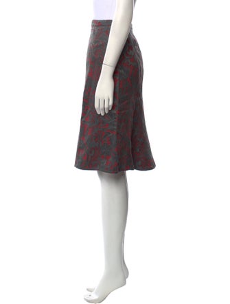 Etro Silk Knee-Length Skirt