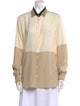 Etro Silk Long Sleeve Button-Up Top