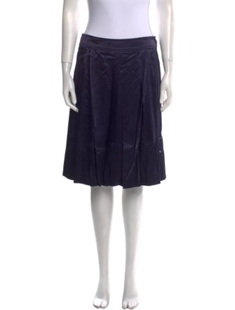 Etro Pleated Accents Knee-Length Skirt