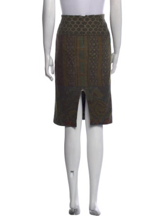 Etro Wool Knee-Length Skirt
